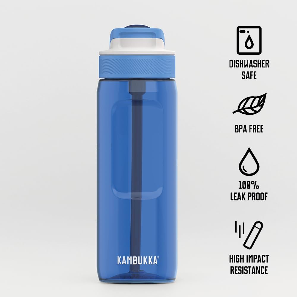 Kambukka Elton Water Bottle Crisp Blue, 750ml