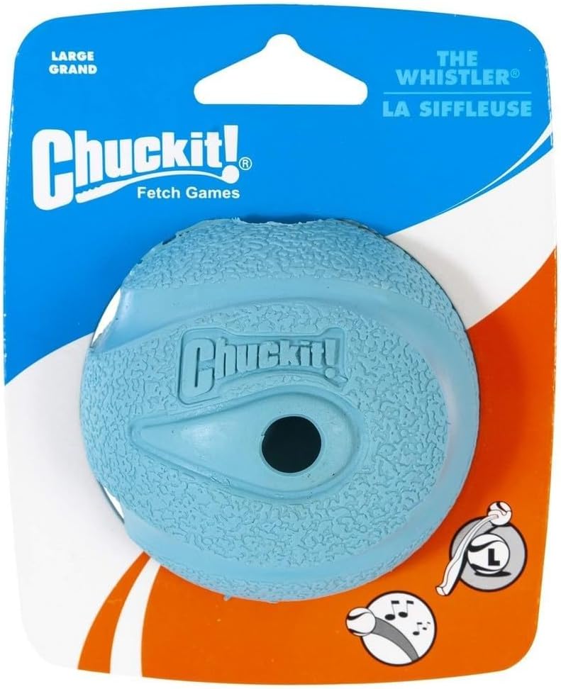 Chuckit! The Whistler Fetch Ball, L, 1 Pack