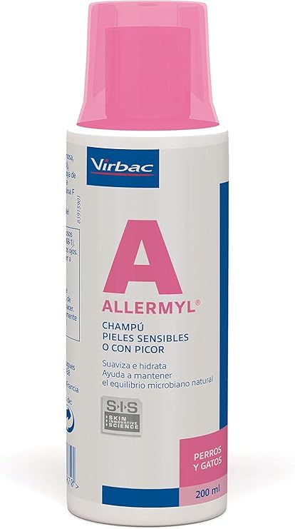 Allermyl Dog Cat Shampoo 200ml Bottle