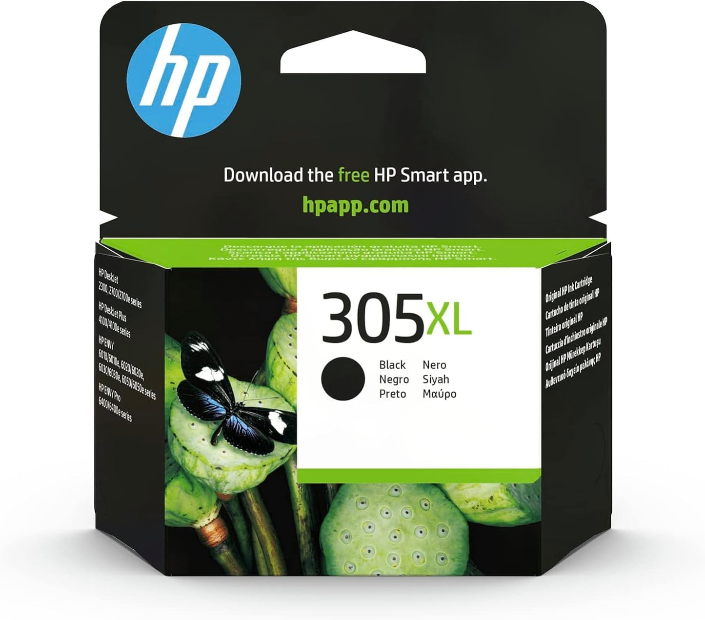 HP 3YM62AE 305XL High Yield Original Ink Cartridge, Black, Pack of 1
