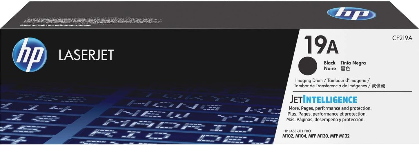 HP CF219A 19A LaserJet Imaging Drum Black Pack of 1