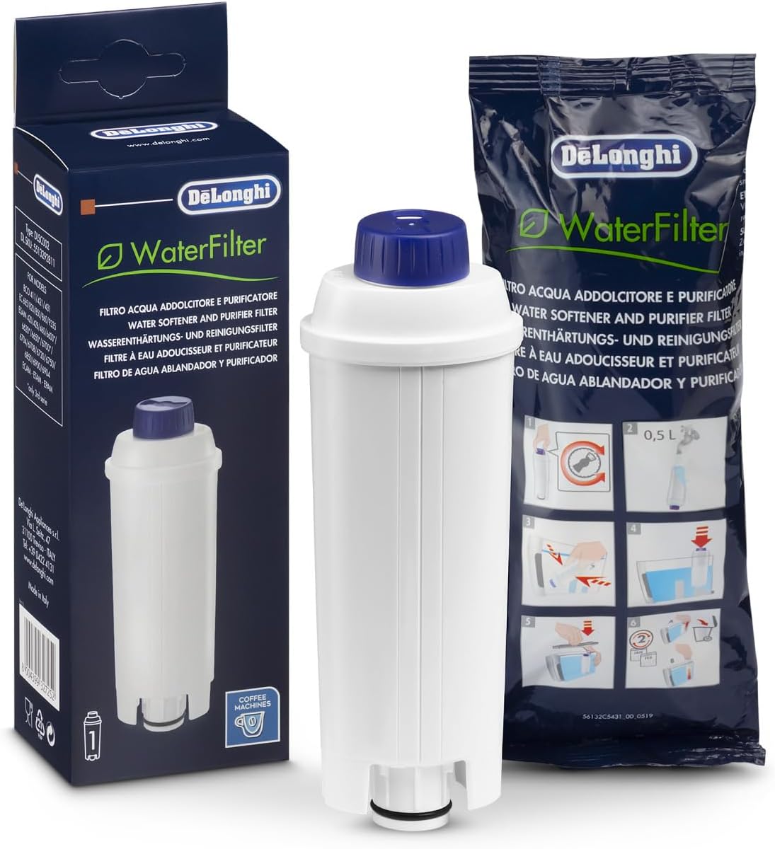 De'Longhi Water Filter Cup Machines 5513292811