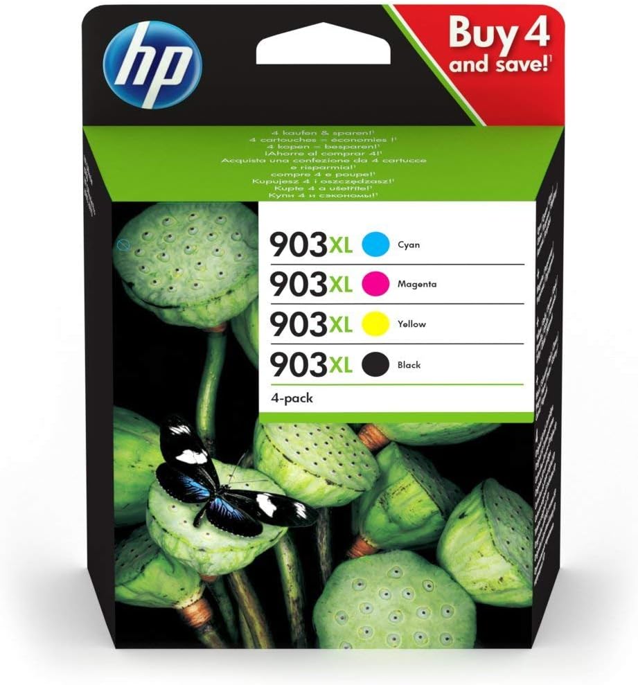 HP 3HZ51AE 903XL High Yield Ink Cartridges, Multipack