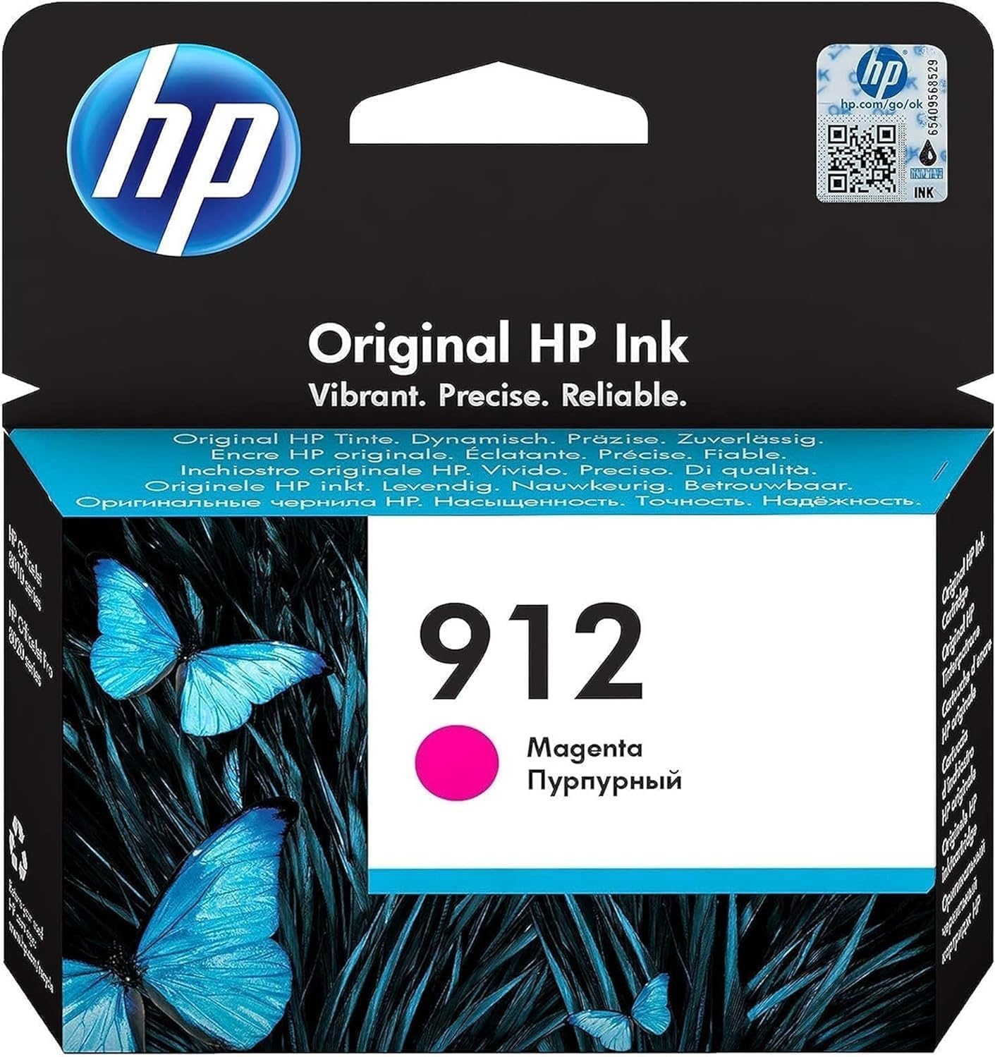 HP 3YL78AE 912 Ink Cartridge, Magenta, Pack of 1