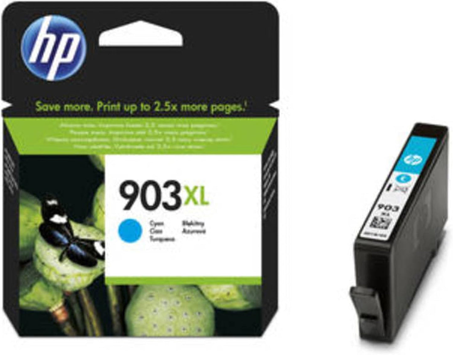 HP T6M03AE 903XL High Yield Original Ink Cartridge, Cyan, Single Pack