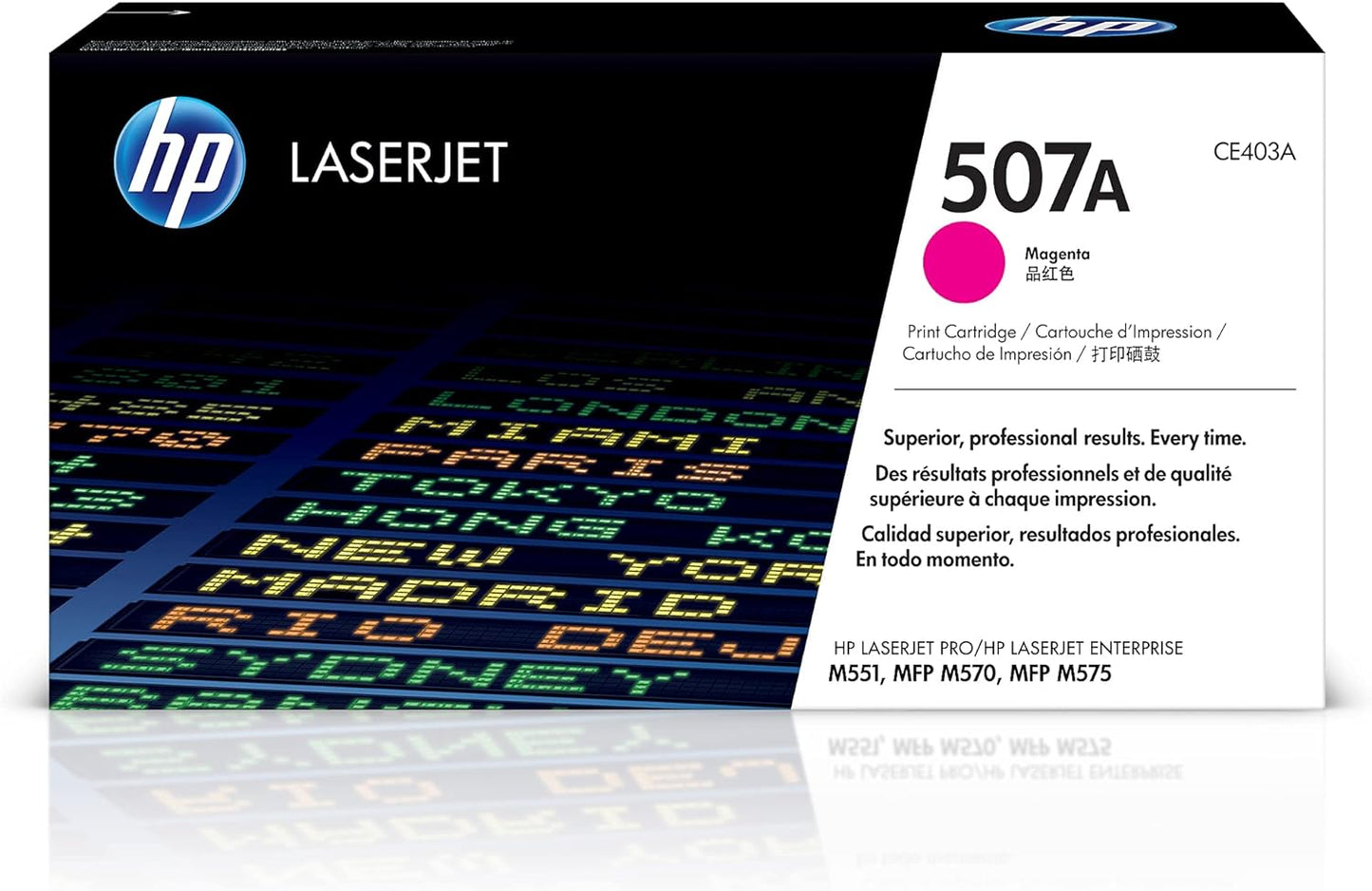 HP CE403A 507A LaserJet Toner Cartridge Magenta Pack of 1