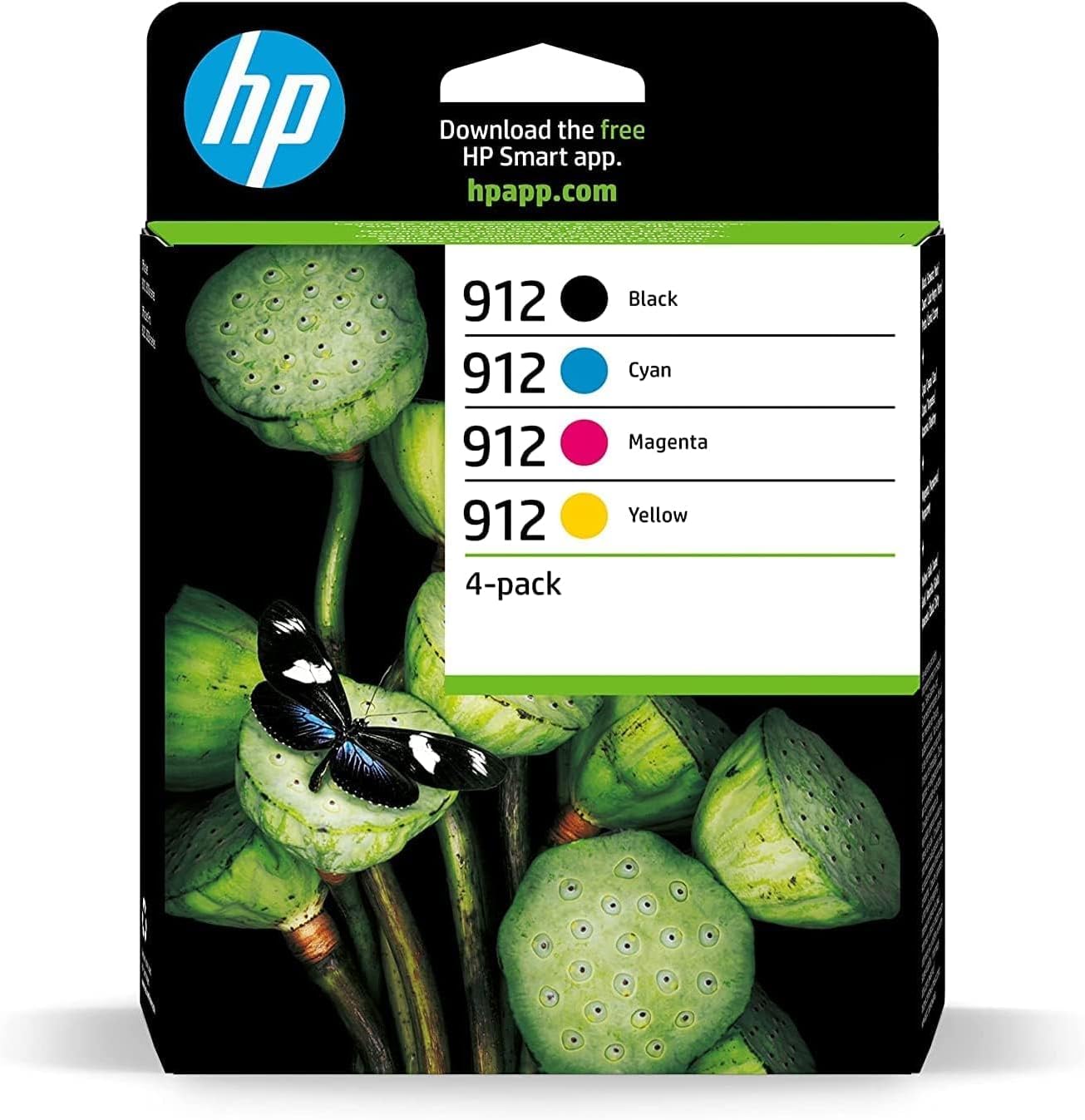 HP 912 Set of 4 Ink Cartridges for HP Office Jet Pro