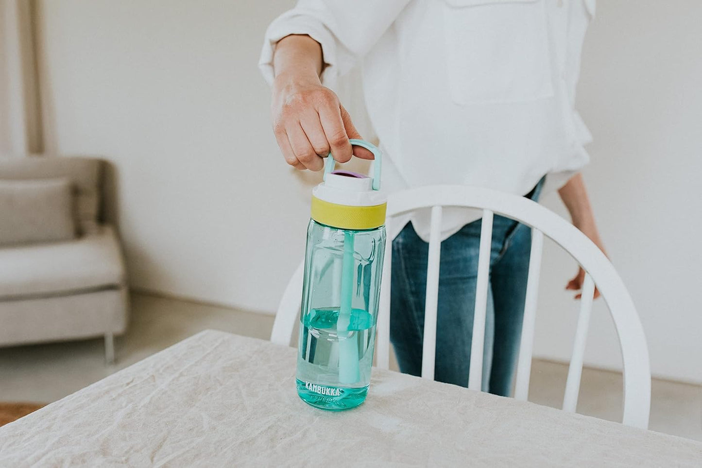 Kambukka Elton Water Bottle with Straw Candy Dance, 750ml