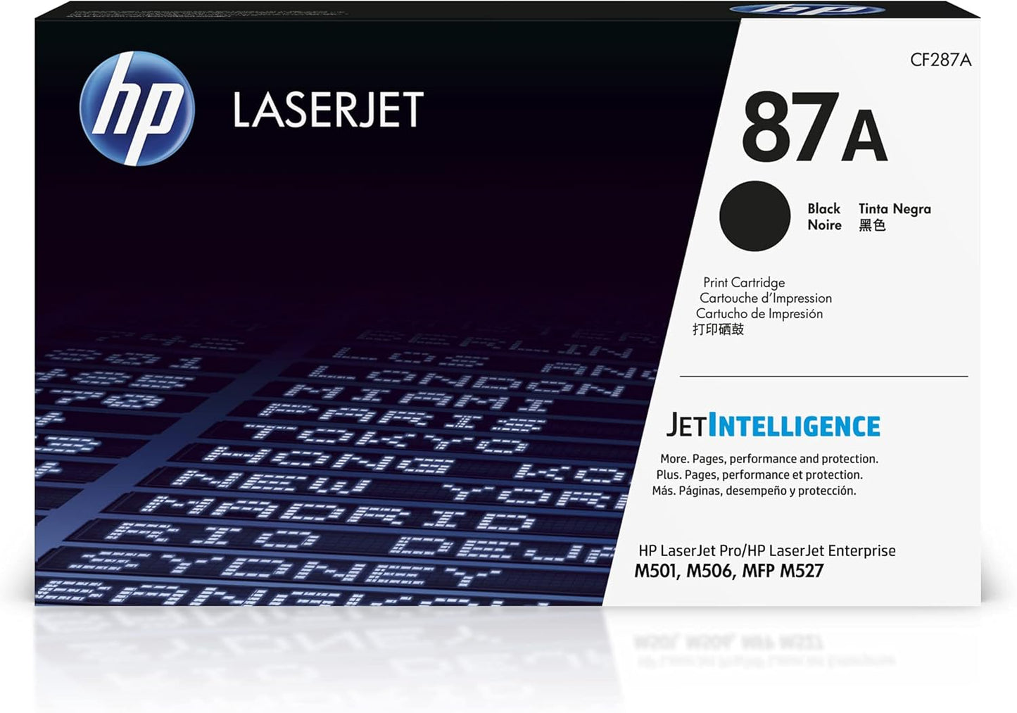 HP CF287A 87A Original LaserJet Toner Cartridge, Black, Single Pack