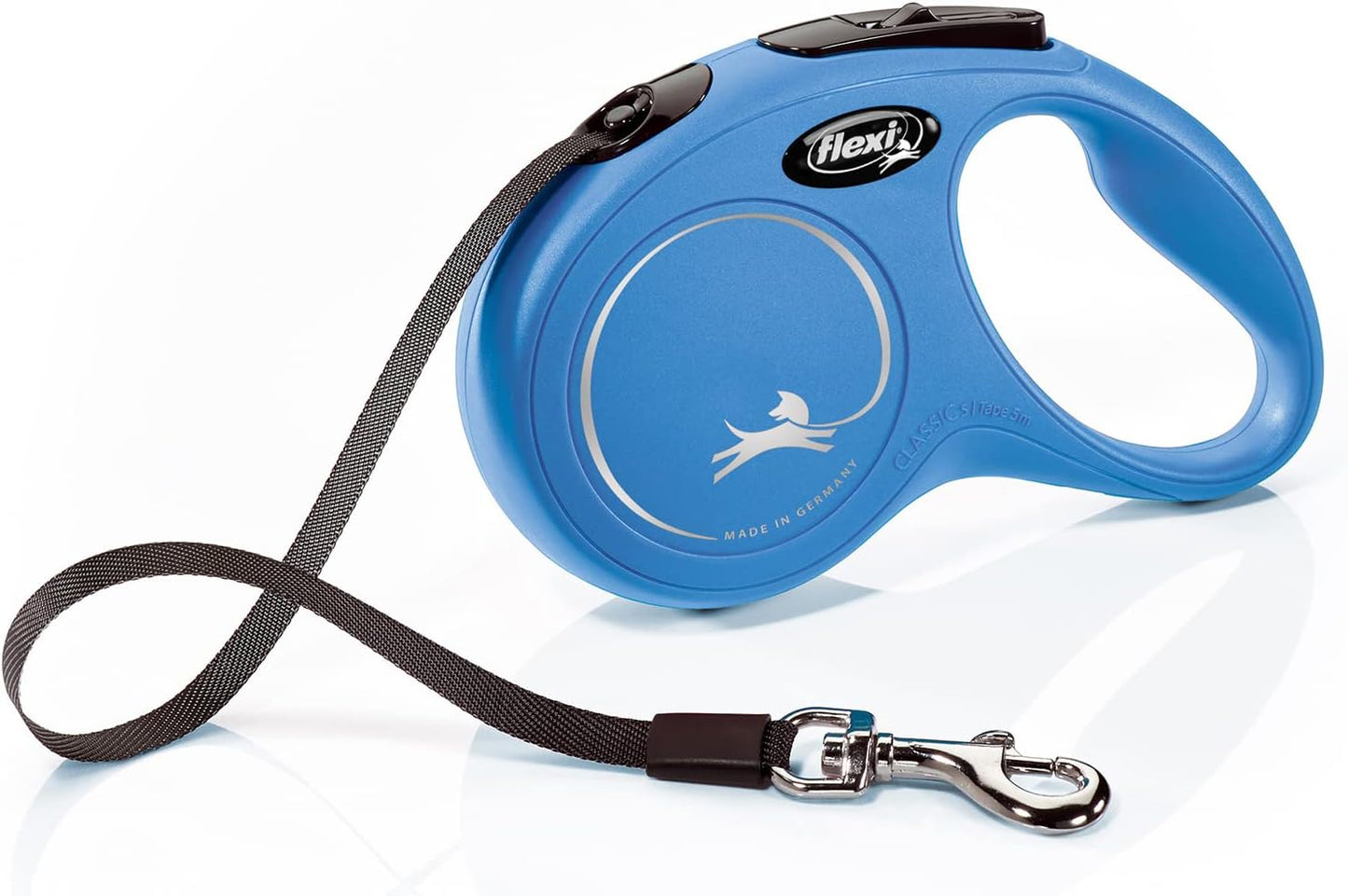 Flexi New Classic Dog Leash Tape, Blue, S