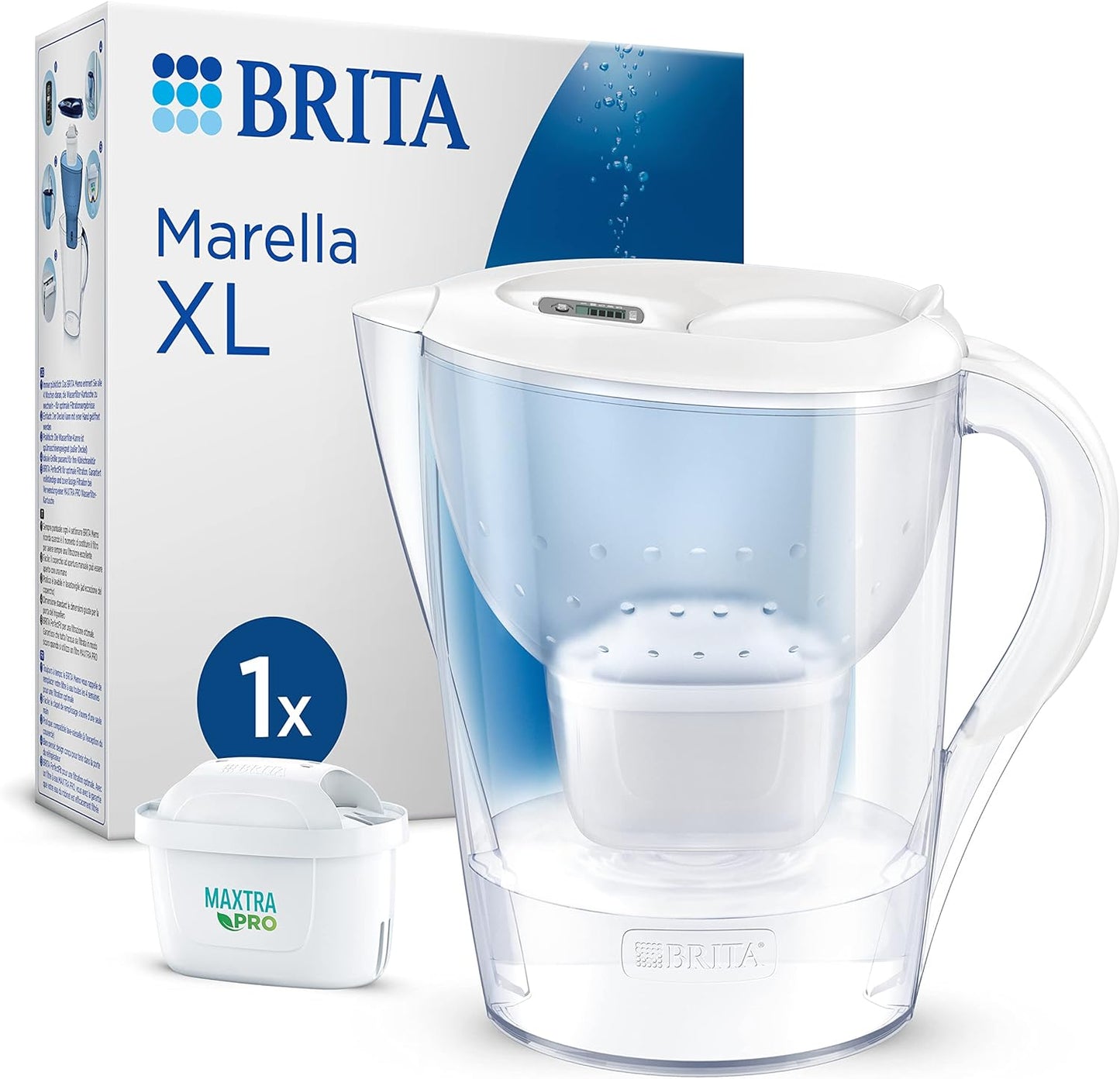 Brita Water Filter Jug Marella XL, White