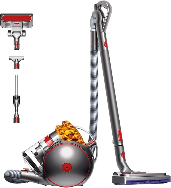 Dyson Cinetic Big Ball Bagless Vacuum Cleaner, Silver/Yellow, 230278-01