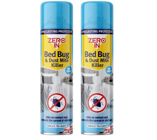 Quebec- Zero In Bed Bug Killer Spray, 300ml, 2pck