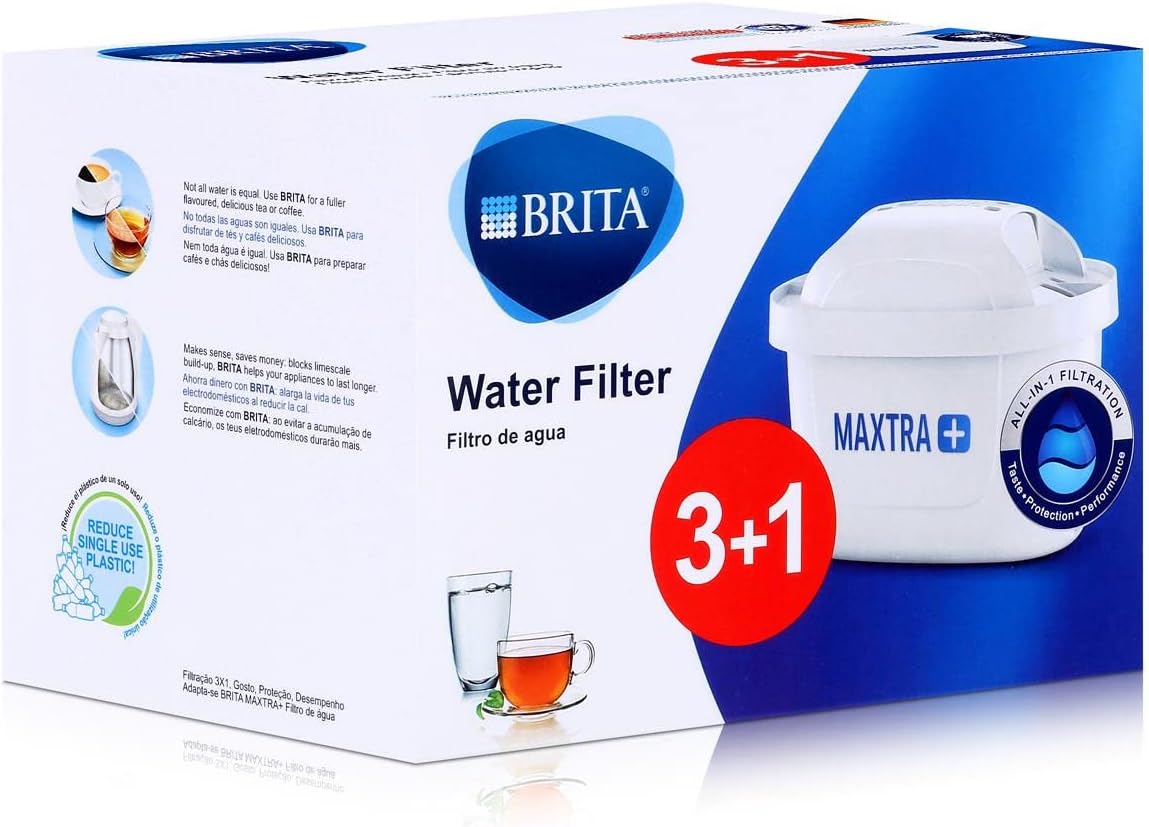 Brita Maxtra Water Filter Cartridges, 3+1