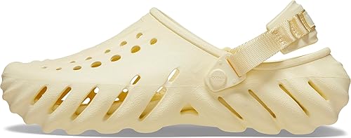 Crocs Unisex Adult Echo Clogs, Buttercream, Women/Size12