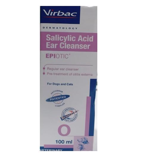 Virbac Epiotic Ear Cleaner, 60ml