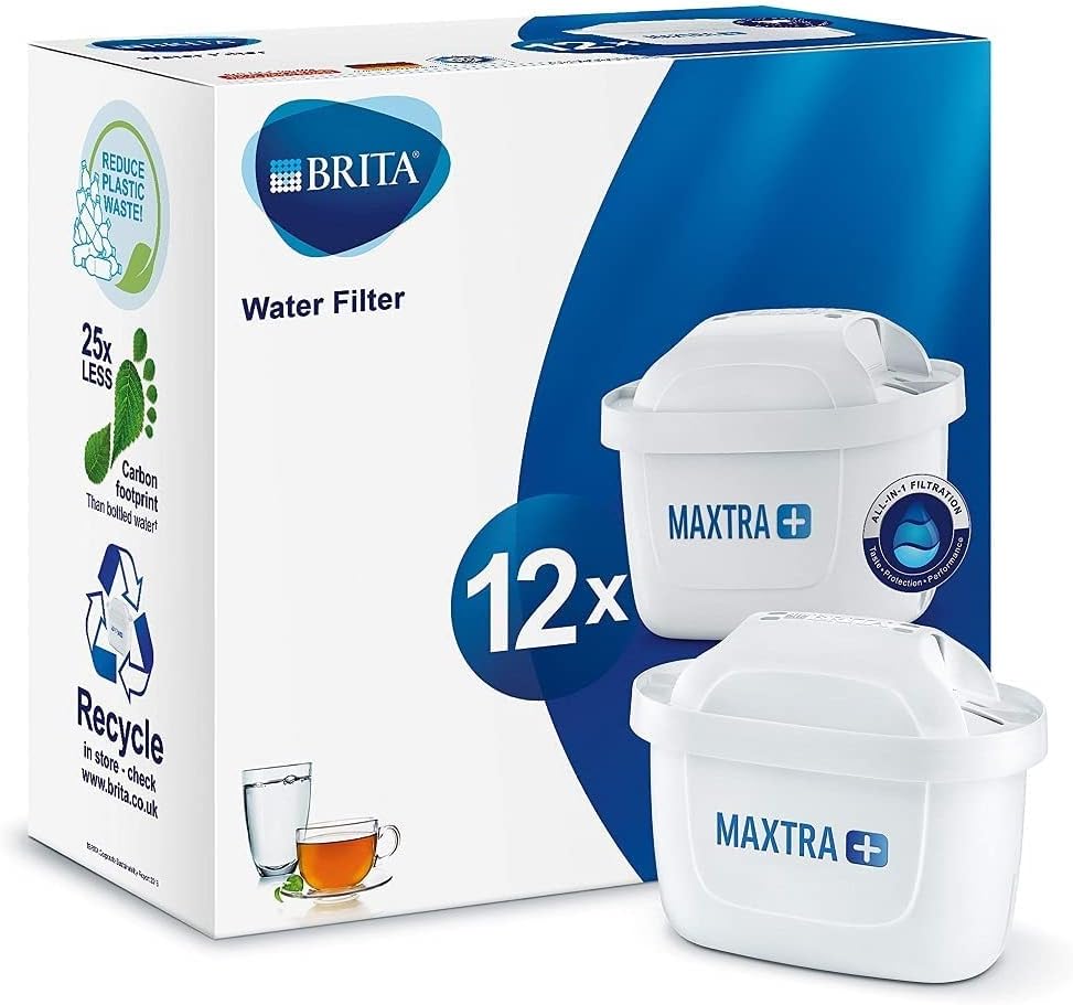 BRITA Maxtra Water Filter Cartridges, White, 12pck