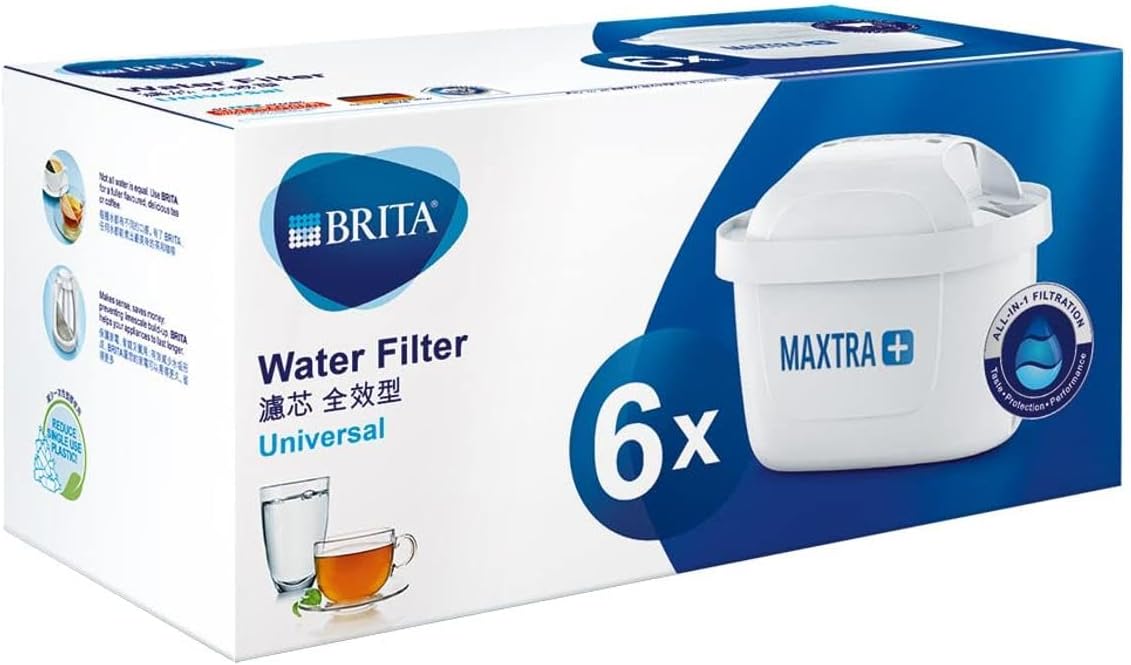 Brita Maxtra Universal Water Filter, x6