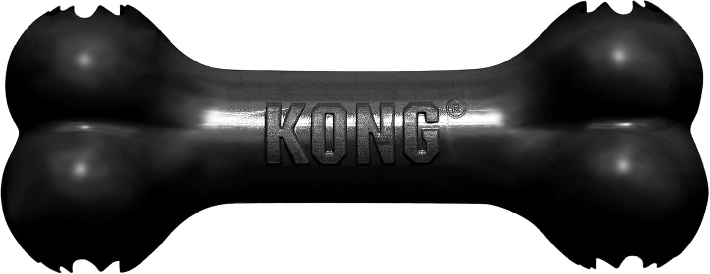 KONG Extreme Goodie Bone Chew Toy, M, Black