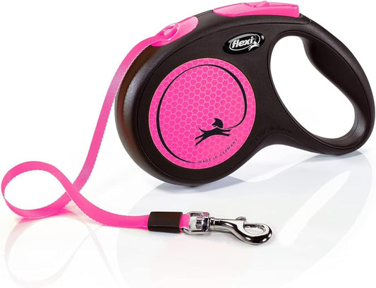 Flexi Neon Retractable Leash, S, 5m