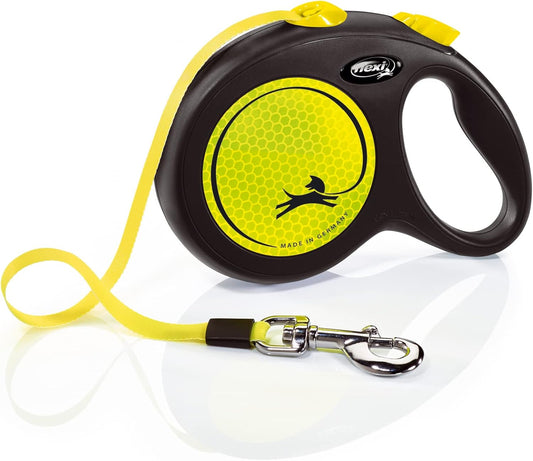 Flexi Neon Retractable Leash, L, 16ft