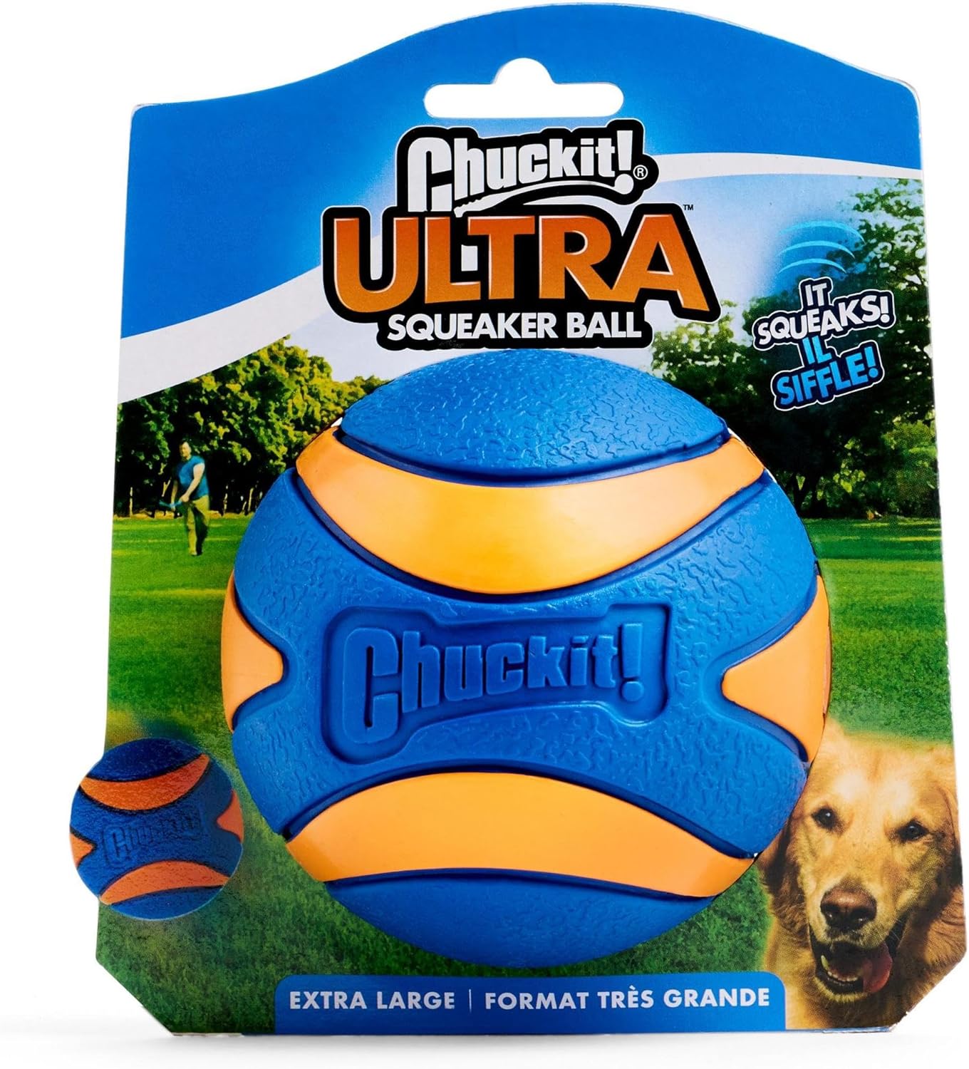 Chuckit! Ultra Squeaker Ball, XL, 1 Pack