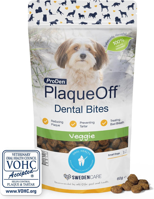 ProDen PlaqueOff Dental Bites, Unflavoured 60g