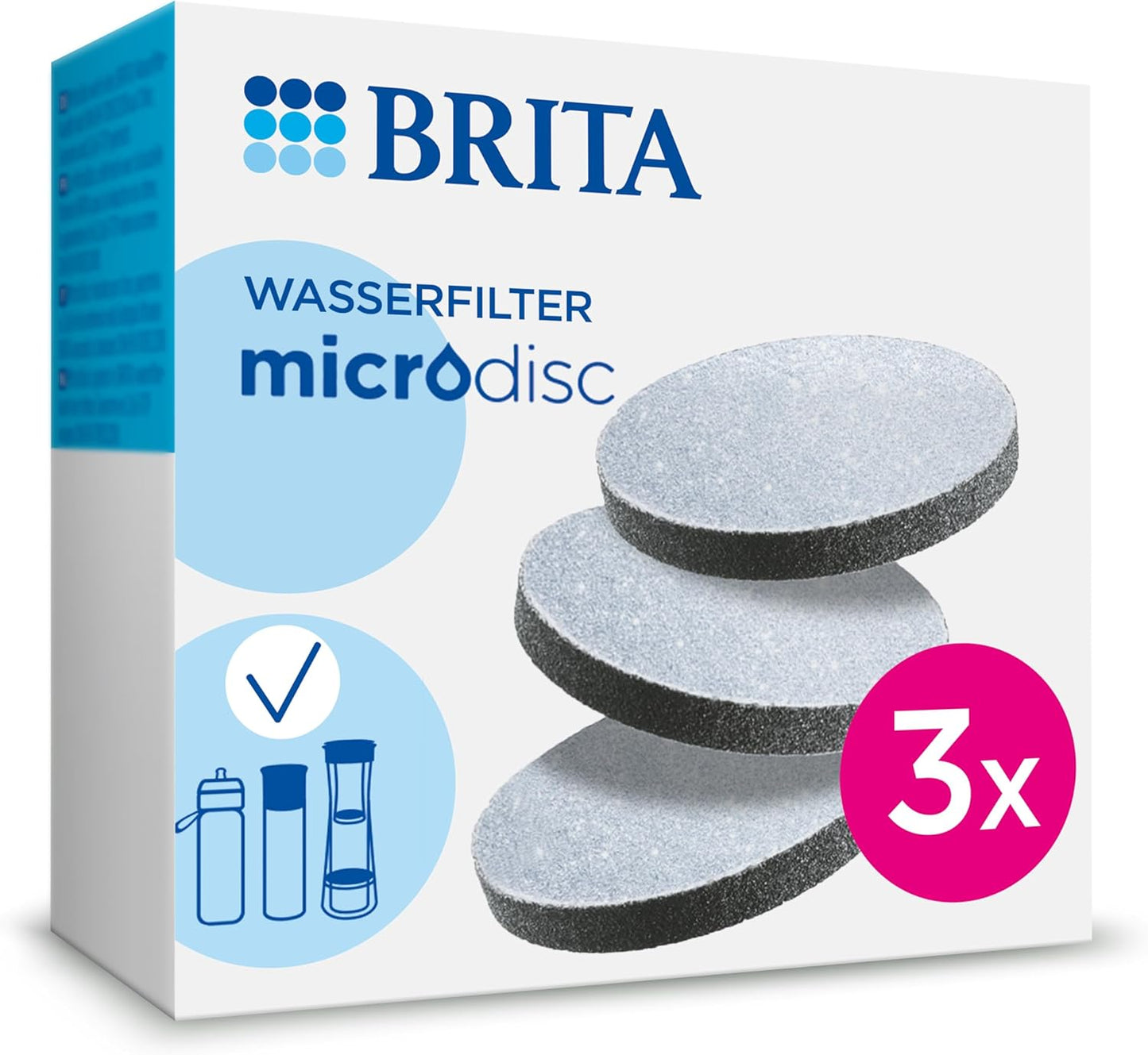 Brita Water Filter Microdisc, 3pck