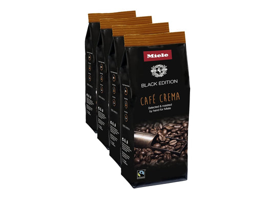 Miele Coffee Beans Cafe Crema Black Edition, 250g x4