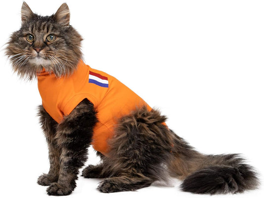 Mps Medical Pet Shirt Cat, Orange, XXXS