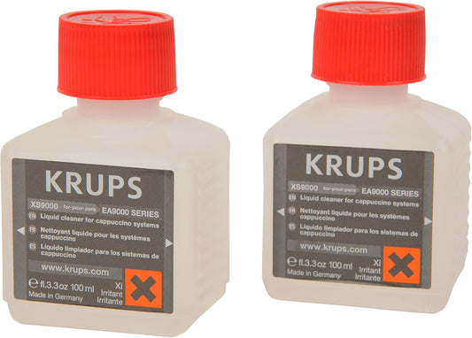 Krups EA9000 Liquid Cleaner, 100ml x2