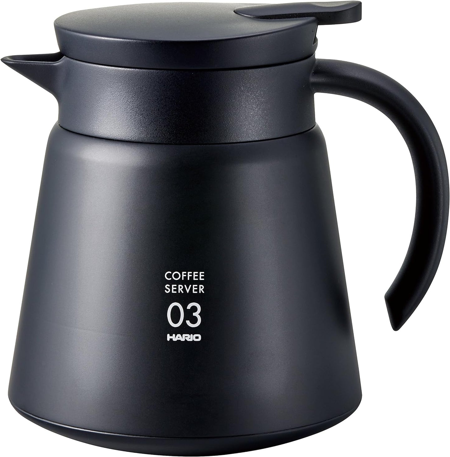 Hario VHS-80B Stainless Steel Coffee Pot, Black, 800 ml