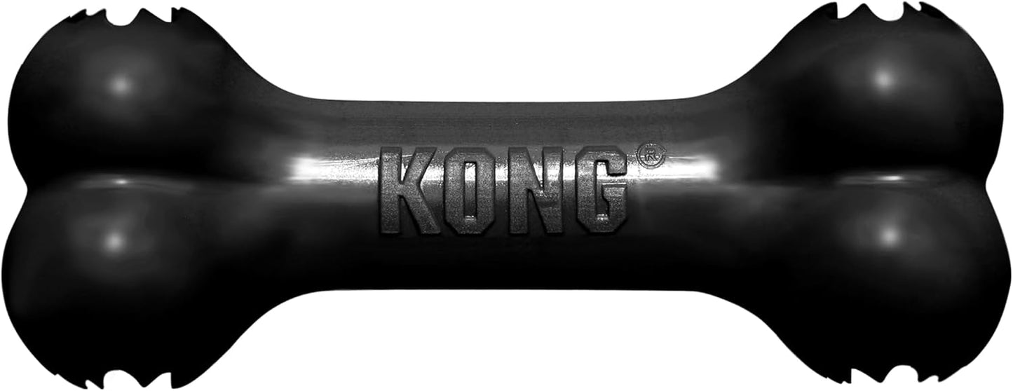 KONG Extreme Goodie Bone Chew Toy, L, Black