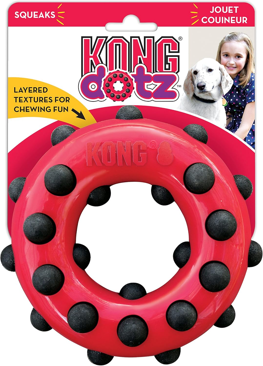 KONG Dotz Chew Toy, L