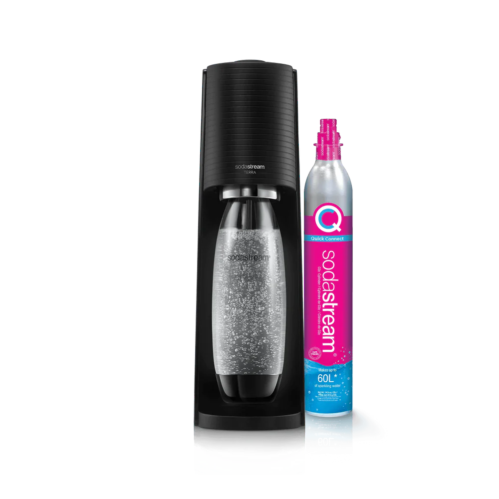 SodaStream Terra, Black Inc. Bottle & CO2