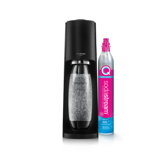 SodaStream Terra, Black Inc. Bottle & CO2